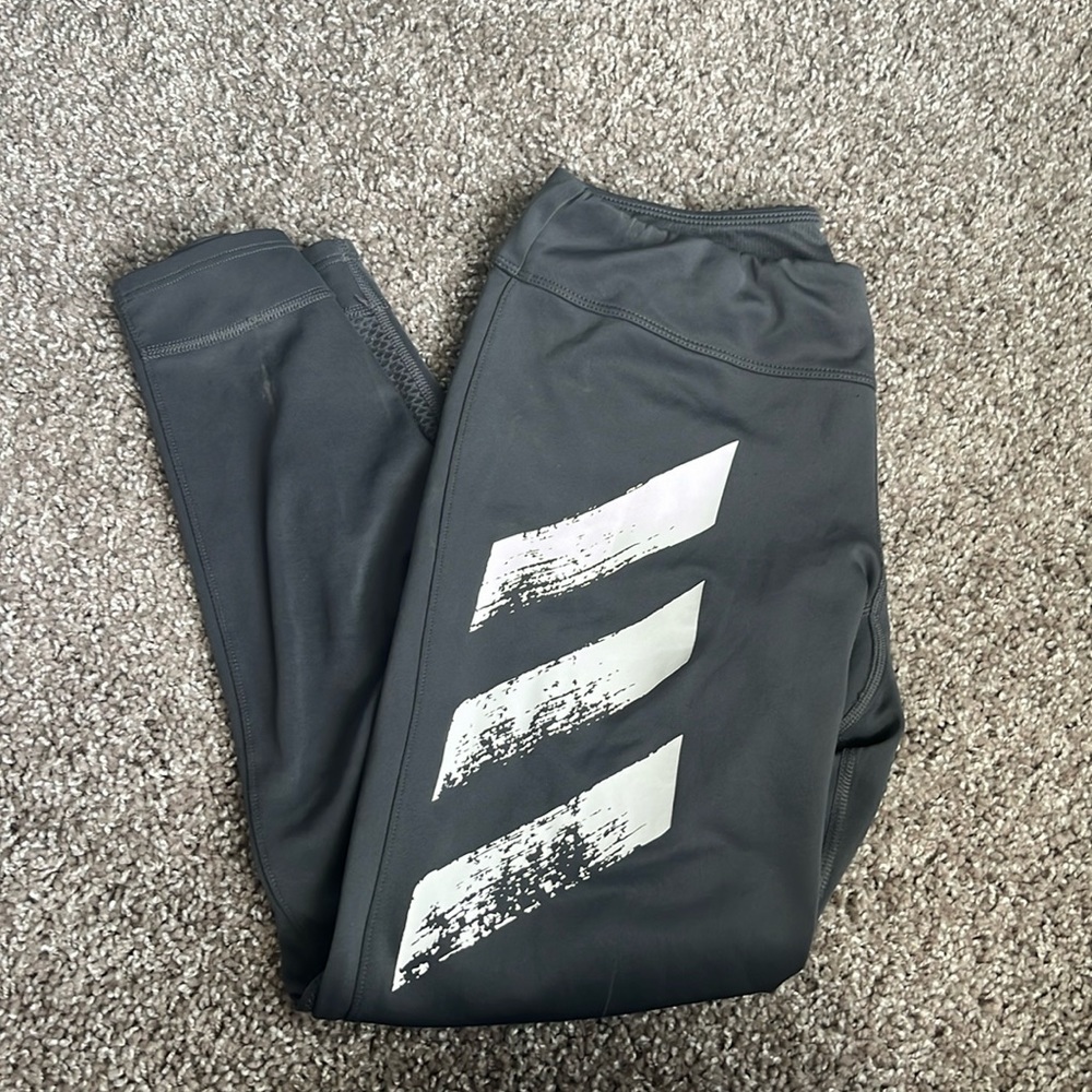 Adidas Gray Aeroready Running Leggings